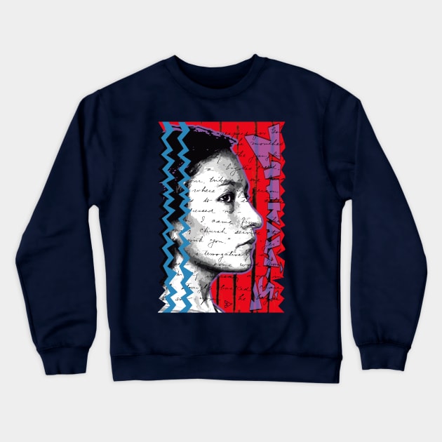 Zitkala-Ša III Close-up Crewneck Sweatshirt by Exile Kings 